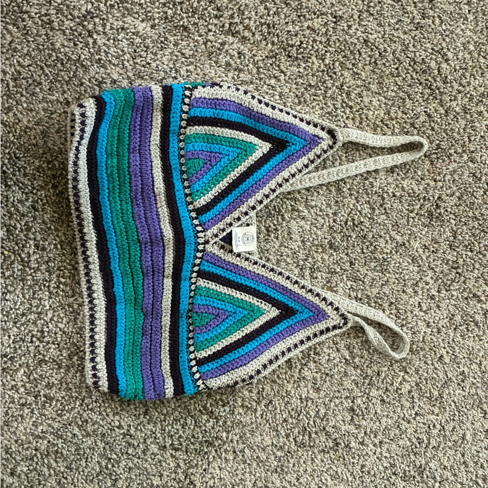 Urban Outfitters Multicolor Crochet Top